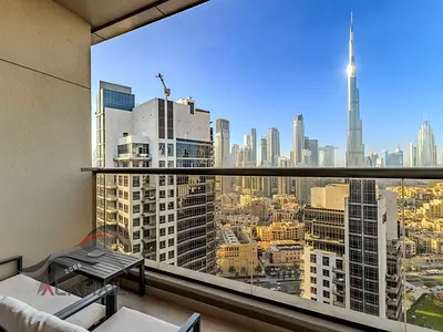 Full Burj Khalifa View | Fully Furnished | High Floor | Spacious Layout