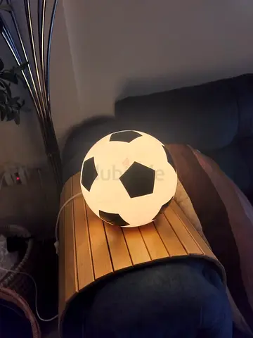 Ikea Soccer Ball Table Lamp - Working Decorative Light