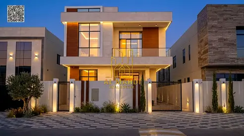 Luxury 5-Bedroom Villa in Al Zahya | Super Deluxe Finishing | Prime Location Near All Services