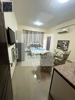 Furnished studio for monthly rent, UAE – Ajman, Sheikh Ammar Street.