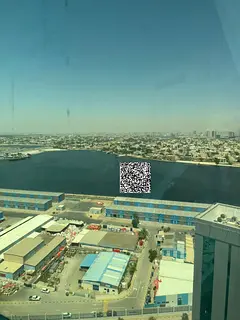 For sale: Two bedrooms and a living room in Al Orient Towers, with a full view of Ajman Creek. Total