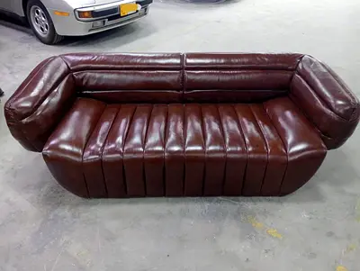 Hilford 2-Seater Full Leather Sofa Brown - Homecentre BRAND NEW