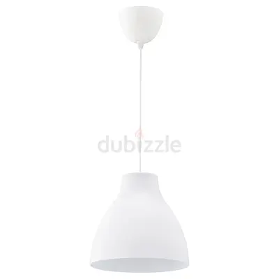 IKEA MELODI - Pendant lamp, white, 28 cm