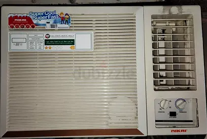 Ac Nikai 2ton window for sale almost new Piston compressor