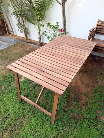 Garden table and chairs