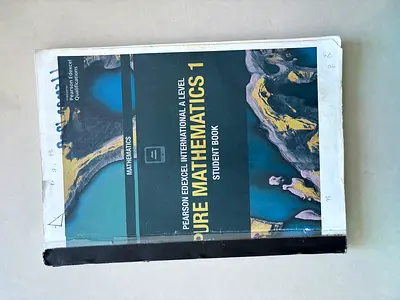 Pearson Edexcel International A Level Pure Mathematics 1 Student Book