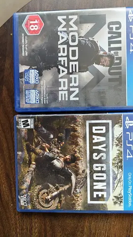 Two PS4 Games: Call of Duty Modern Warfare  Days Gone -