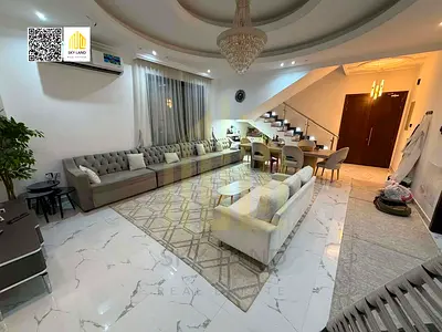 بدفعه مقدمه 10% تملك فيلا 5 غرف بارقى تشطيب فى عجمان