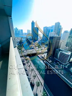 3BHK Maid Room for Rent Al Qasba Sharjah Full View 2 Balconies Free Parking Free Maintenance Family