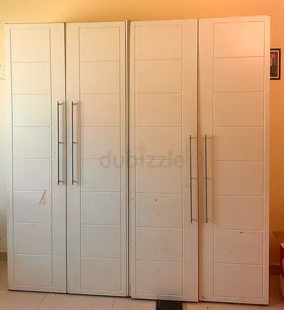 2 MDF Double-Door Cupboards for Sale