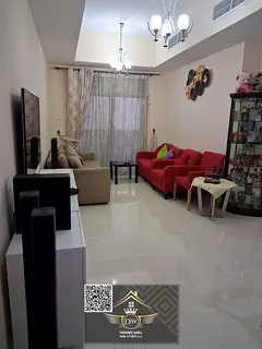 Fully Furnished 2BR | High Floor | Open Ajman City View | Large Balcony – Lillies Tower