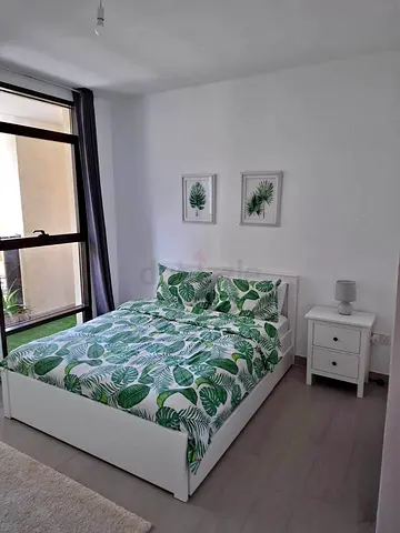 Queen Ikea bed, 4x large drawers, mattress and matching bedside table