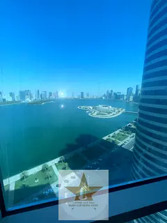 Luxury 3-Bedroom Apartment in Al Mohannad Tower | Sea &amp; Lagoon View | All Master Bedrooms + Maid