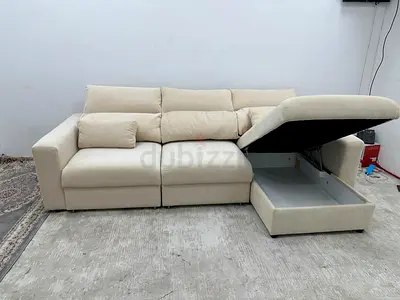 Like new condition Ikea Eskilstuna sofabed with storage