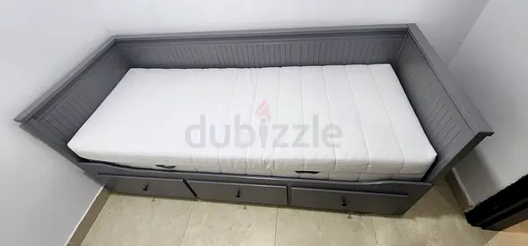 Ikea Day bed with two mettreses available in perfect condition