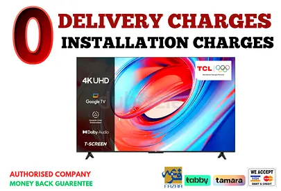 TCL 55 inch TV Smart Android TV-4K- / Brand New/ 1 Year Warranty