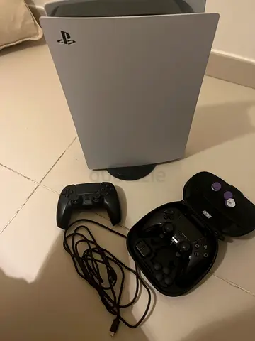 PlayStation 5 digital edition with DualSense Controller and Pro controller - Very Good Condition