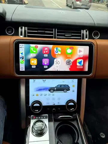 Land Rover Range Rover Sports L494 Vogue L405 12.3 Android Car Radio with AC Screen Dashboard Multi
