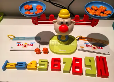 Reindeer balance counting math games