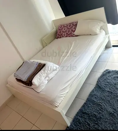 Ikea Queen size bed with mattress available in perfect condition