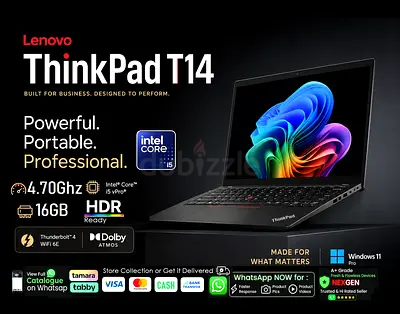 ● ThinkPad T14 VPro Edition ● 10thGen VPro i5 - Brand New Condition- More xps x1 carbon p14s zbook