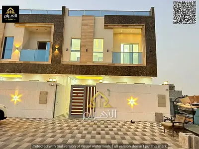 With electricity and water | Own a luxury villa in Al Yasmin, Ajman | 5 master bedrooms G+2 | A great deal at a competitive price