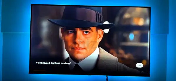 55-inch LED Smart TV with Ambient Backlight - Good Working Condition