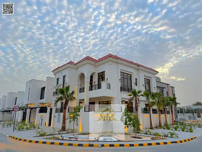 Luxury villa at a special price, including electricity, water, air conditioning, and swimming pool. Strategically located near Dubai and its amenities
