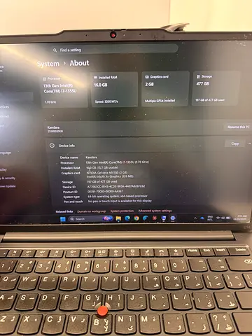 Lenovo ThinkPad E14 – best laptop for sale - good condition | i7 13th Gen | 16GB RAM + NVIDIA GeForc