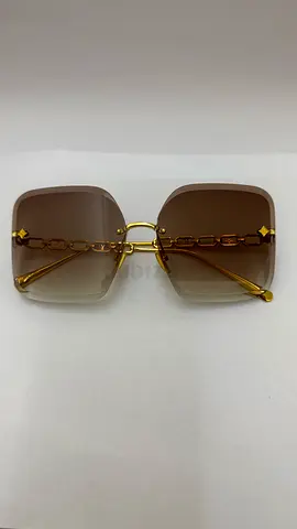 louis vuitton Gold-frame square sunglasses with gradient lenses