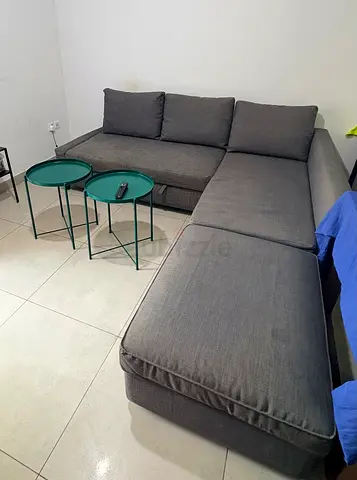 IKEA corner sofa-bed with storage