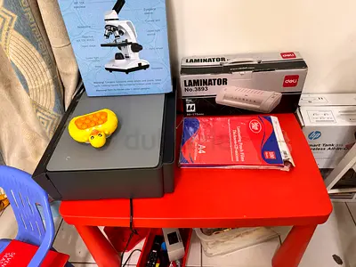 Set of Printer Laminator and table is 500