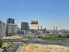 English: 2 Master BR with Balcony &amp; Parking in Al Taawun – AED 50K
