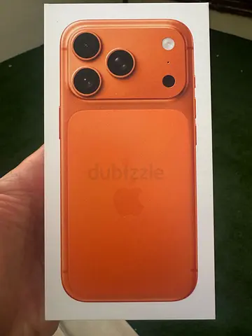 iPhone 17 Pro 512 gb UAE specs (new in box) — Orange/Coral, unopened
