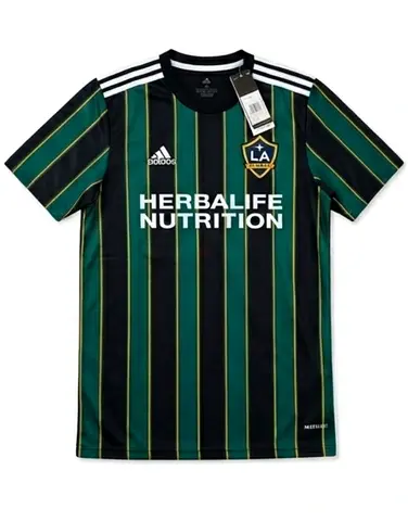 Adidas LA Galaxy Green/Black Home Football Jersey - Size Tag Attached