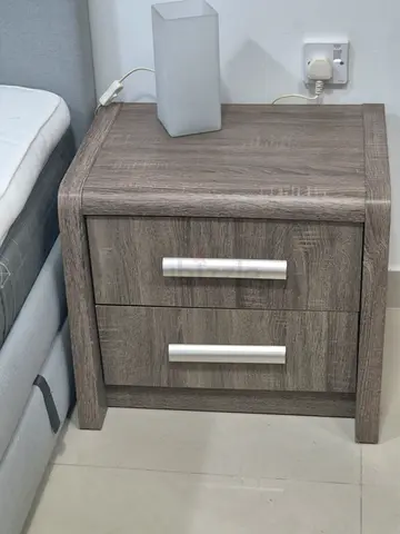 Bedside Table with lamp