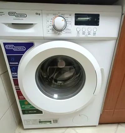 Super General 6kg Front Load Washing Machine - excellent Working Condition