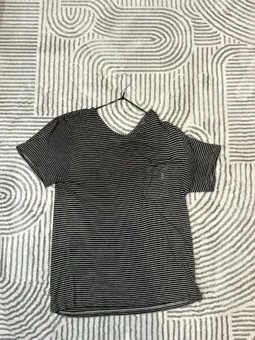 2020 Saint Laurent Paris Lighweight Striped Tee