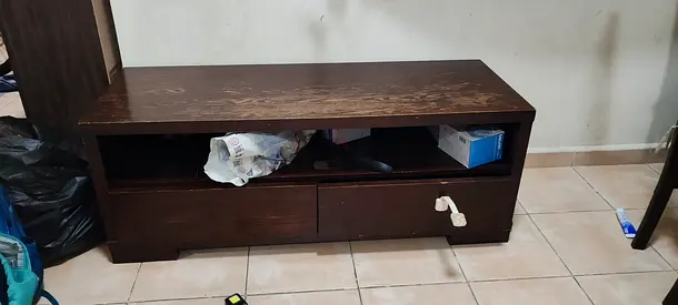 Tv stand brown colour