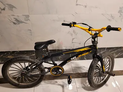 Used kids BMX-style bike - black  yellow