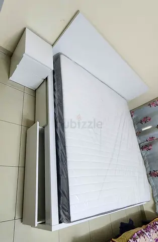 Ikea King size bed with mattress available in perfect condition