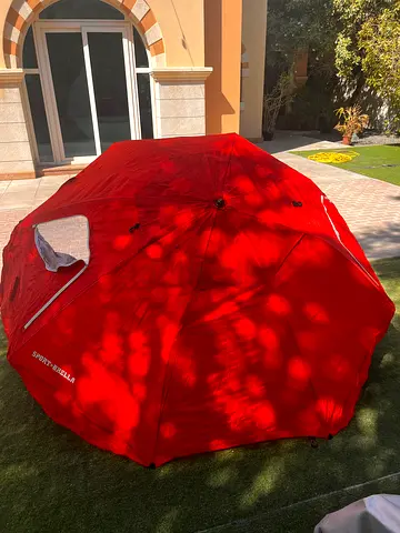 Red 4-Person Camping Tent - Good Condition