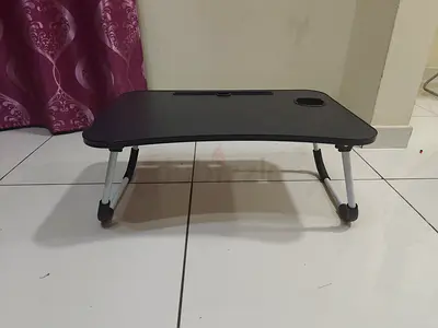 Black Folding Laptop Desk for Bed