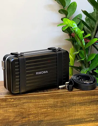 RIMOWA personal aluminum cross body bag