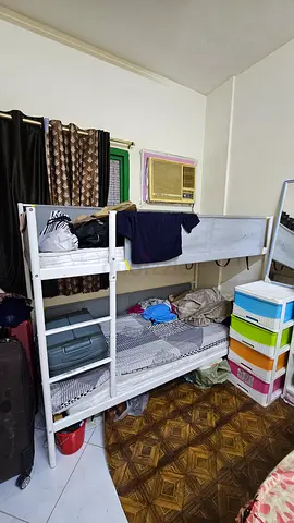White Metal Bunk Bed Frame bought from IKEA, Good Condition