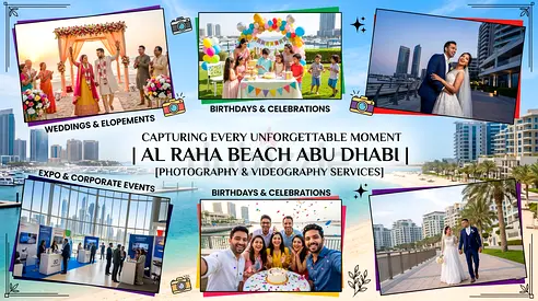 🌊 Al Raha Beach Photographer  Videographer | Professional Content for Brands, Businesses  Events
