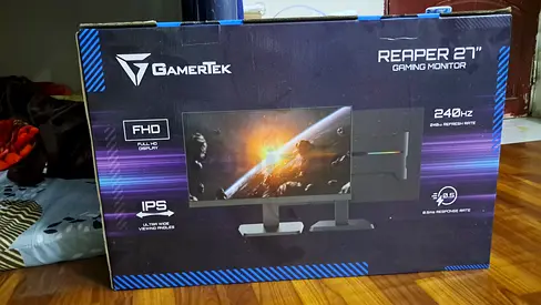 GamerTek Reaper 27 FHD IPS 240Hz Gaming Monitor - Boxed, Good Condition