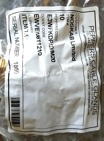 Peppers Cable Glands E3WFKDP/20/M20