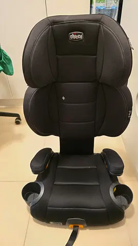 Chicco KidFit Highback Booster Car Seat - Black