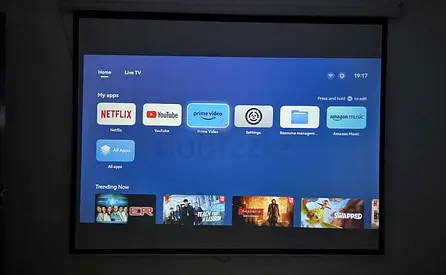 Projector with 120 inch Projector Screen
